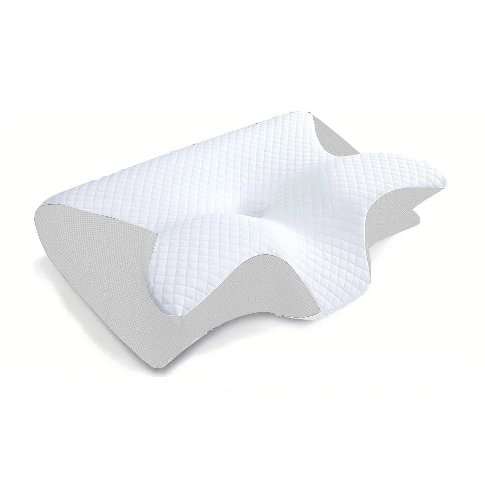 Oreiller cervical ergonomique 2-en-1