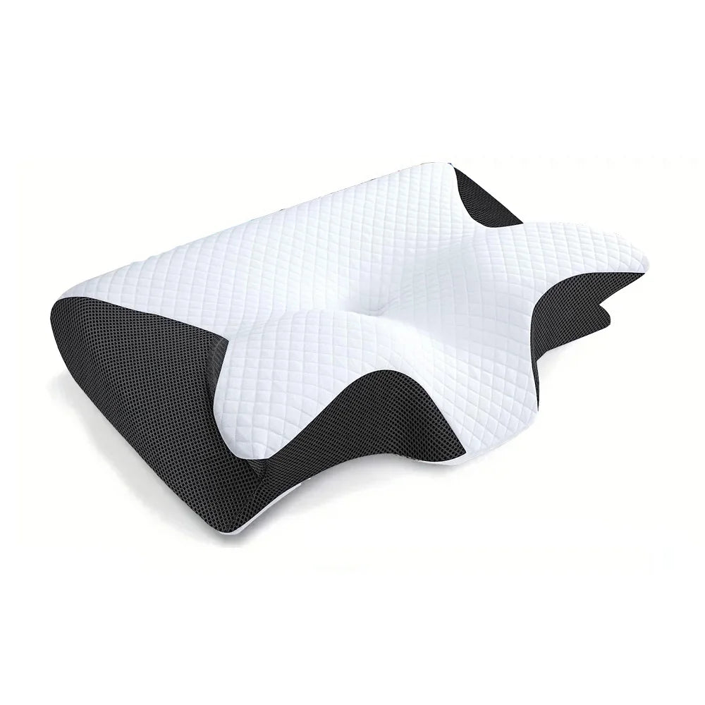 Oreiller cervical ergonomique 2-en-1